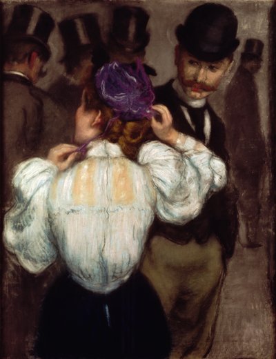 Escena de calle de Federigo Zandomeneghi